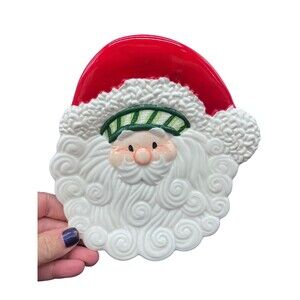 Fitz & Floyd Christmas Santa Claus plate